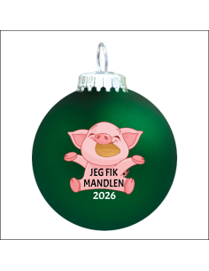 Mandelgave - Julegris - Grøn mat
