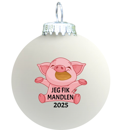 Jeg fik mandlen - Hvid blank