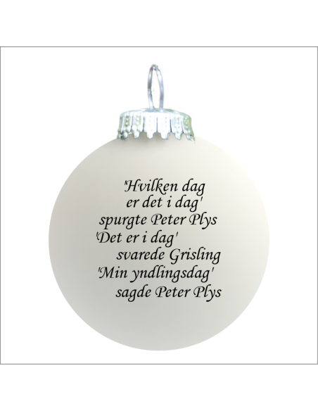 Citat-julekugle - 110 - Hvilken dag er